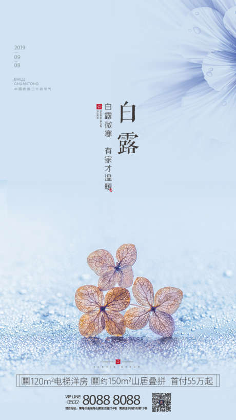 白露节气海报_源文件下载_AI格式_640X1136像素-海报,房地产,二十四节气,白露,简约,叶子-作品编号:2021090116255349-志设-zs9.com