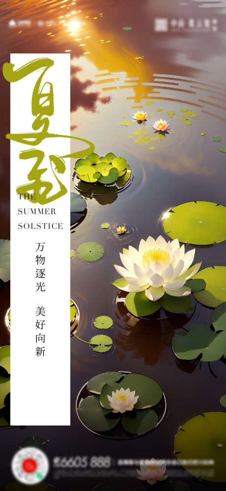 夏至立夏小暑大暑海报_源文件下载_AI格式_1436X3111像素-小暑,大暑,海报,夏至,立夏,夏天,二十四节气,莲叶,莲花,地产-作品编号:2023062001041785-志设-zs9.com