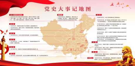 红色党建大事记地图_源文件下载_CDR格式_5000X2468像素-红色,地图,大事记,党建,政治,政史,政务-作品编号:2023082716023647-志设-zs9.com