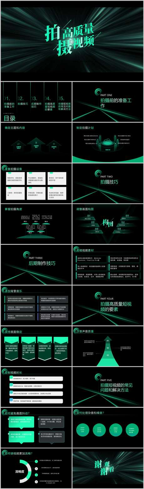 如何拍摄高质量的短视频PPT_源文件下载_其他格式格式_1212X4105像素-剪辑,制作,后期,策略,运营,技巧,短视频,高质量,拍摄,PPT-作品编号:2024041613514773-志设-zs9.com