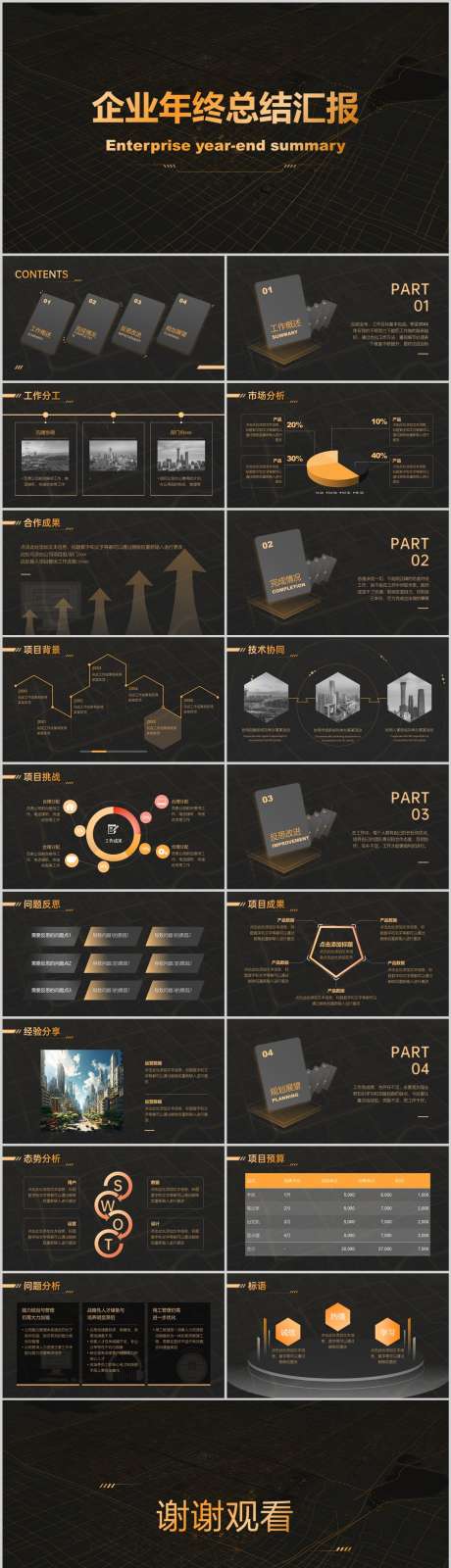 黑金极简年终总结汇报PPT_源文件下载_其他格式格式_1212X4444像素-模板,汇报,总结,年终,极简,黑金,PPT-作品编号:2024041711527448-志设-zs9.com