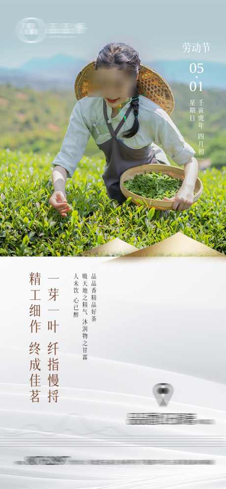 51五一劳动节采茶茶业茶叶_源文件下载_PSD格式_1080X2337像素-海报,地产,五一,劳动节,清新,简约,采茶-作品编号:2024042201366102-志设-zs9.com