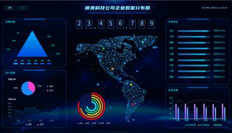 企业数据可视化大屏_源文件下载_PSD格式_1920X1080像素-大屏,数据,可视化,企业,科技,地图,图表-作品编号:2024081209115464-志设-zs9.com