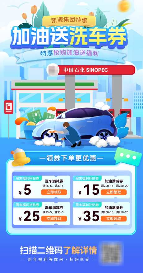 春日加油站洗车券特惠福利优惠券海报_源文件下载_PSD格式_1200X2294像素-福利,特惠,洗车券-作品编号:2025022608426289-志·设˰网