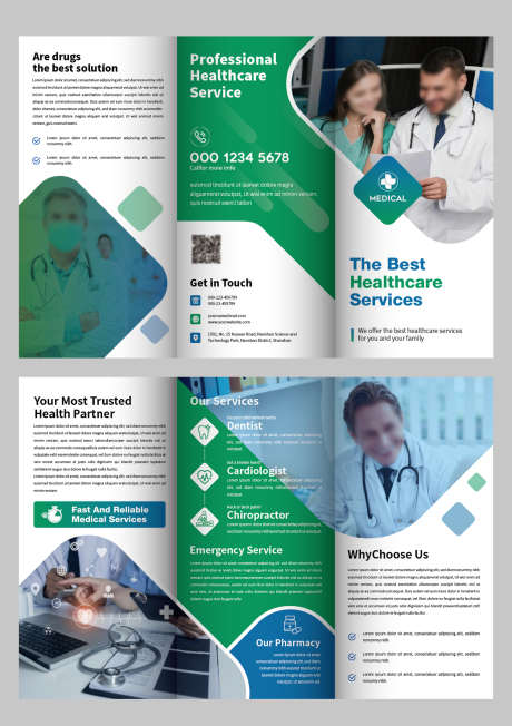 医院医疗三折页设计_源文件下载_AI格式_1716X2433像素-医疗行业,三折页设计,英文折页-作品编号:2025092016289133-志˜设˱网