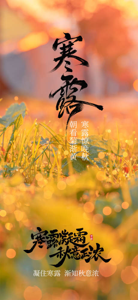 寒露节气海报_源文件下载_PSD格式_1080X2338像素-海报,寒露节,节气-作品编号:2025092910546977-志˯设’网