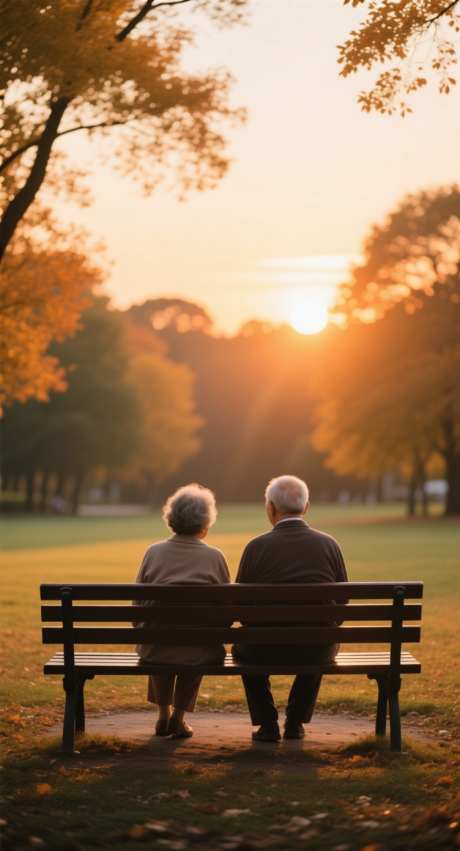 重阳节图片_AI图片下载_采样_752X1392像素-秋季,夕阳西下,老年人-作品编号:2025101310459912-志·设˱网